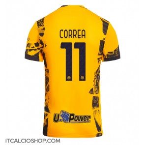 Inter Milan Joaquin Correa #11 Terza Maglia 2024-25 Manica Corta